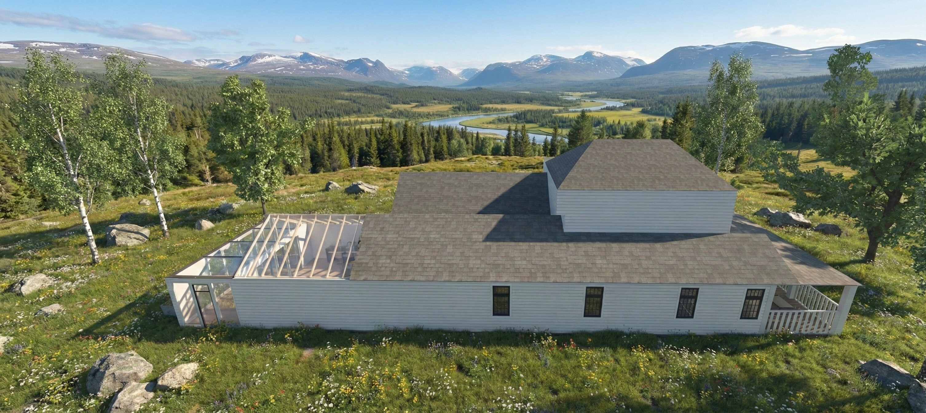 Visualization gallery - Grand Multi-Car House Plan — 4 Bedrooms, 538 m² (5,791 sq ft), Game Loft & 4-Car Garages