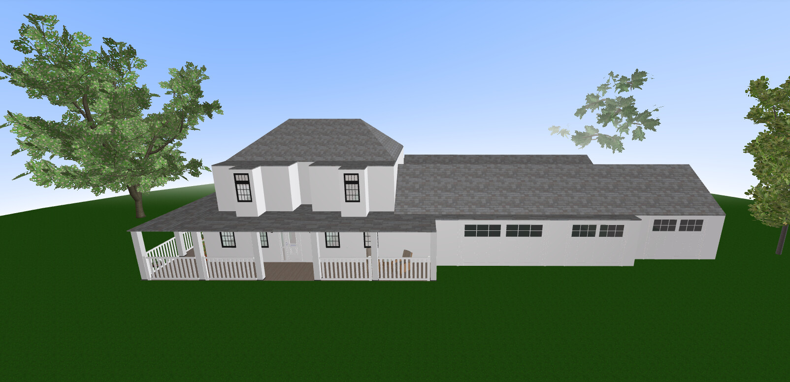 Visualization gallery - Grand Multi-Car House Plan — 4 Bedrooms, 538 m² (5,791 sq ft), Game Loft & 4-Car Garages