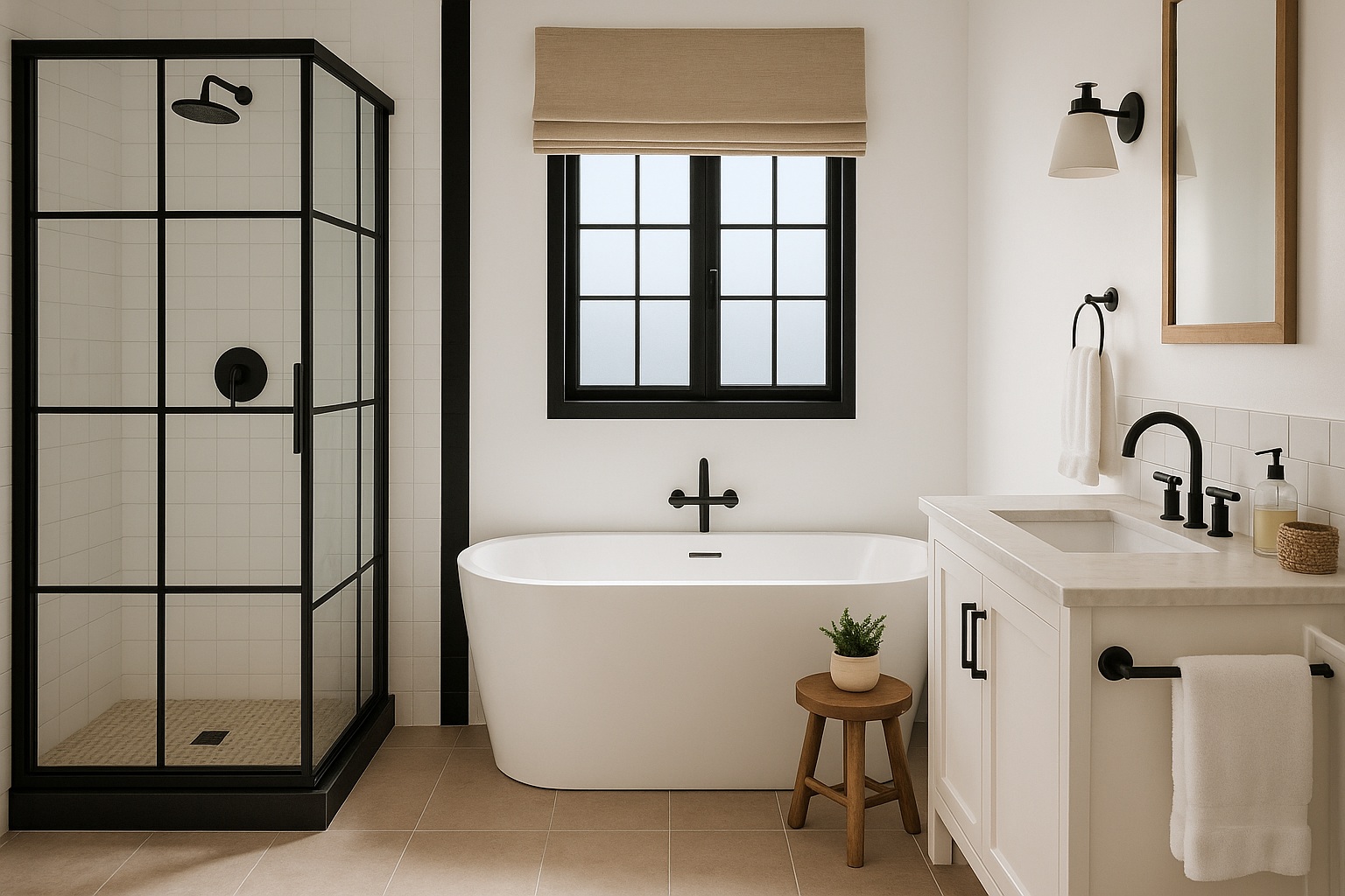 Visualization gallery - Contemporary 4 Bedroom Single-Story Family House Plan (193 m²)