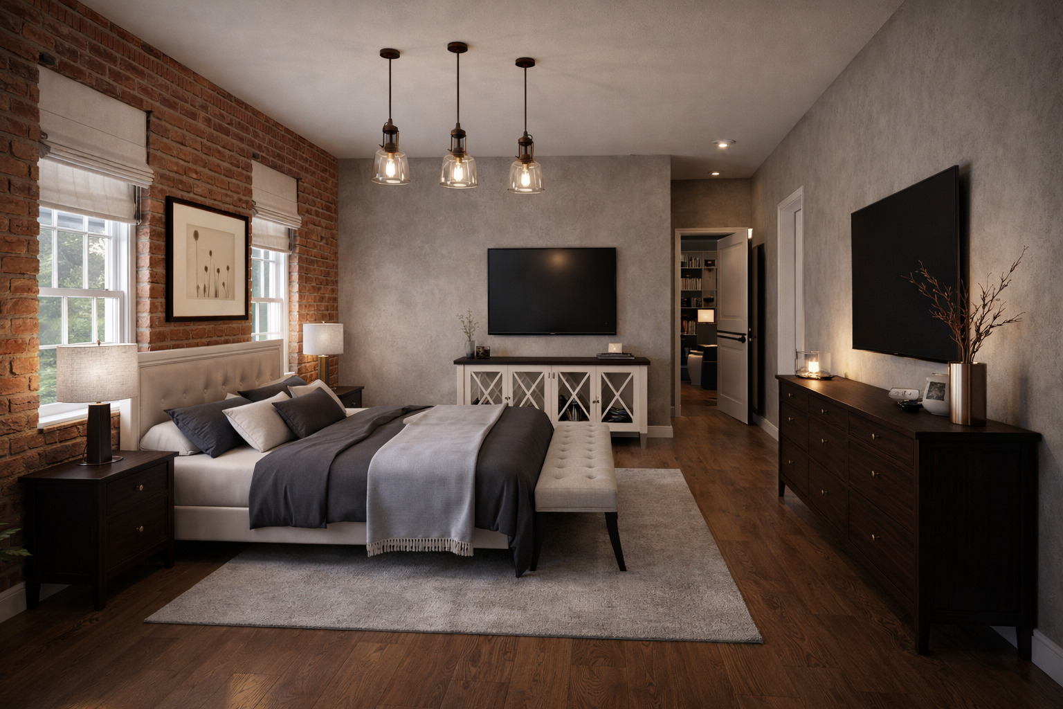 Visualization gallery - Spacious Dual Living House Plan — 3 Beds, 5 Baths, 2 Floors, 3897 sq ft (362 m²), 2-Car Garage