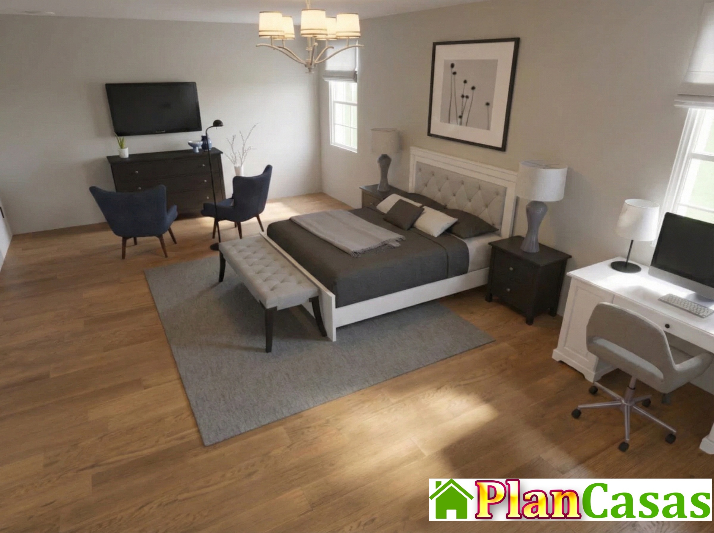 Visualization gallery - Luxury Family House Plan — 5 Bedrooms, Loft, 2-Car Garage, 407 m² (4,381 sq ft)