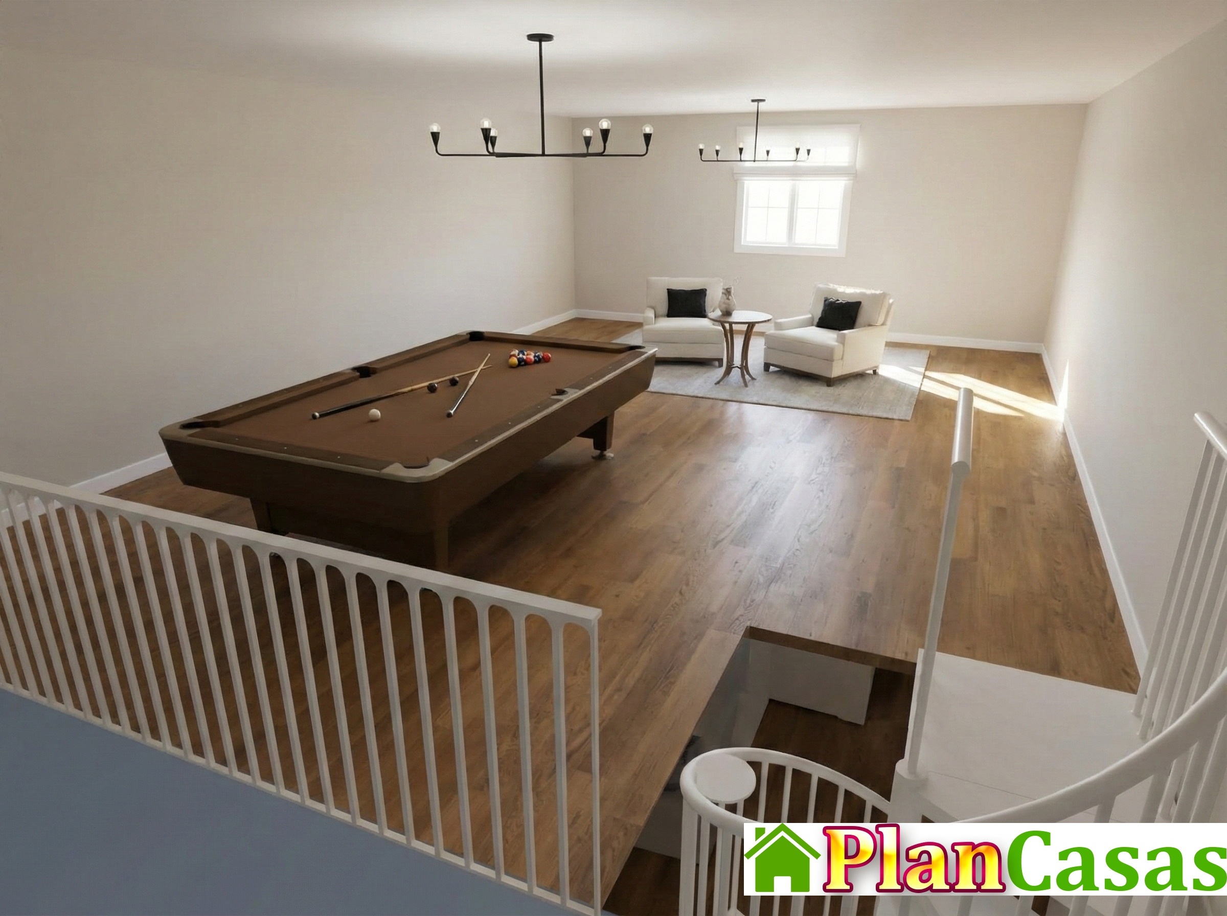 Visualization gallery - Luxury Family House Plan — 5 Bedrooms, Loft, 2-Car Garage, 407 m² (4,381 sq ft)