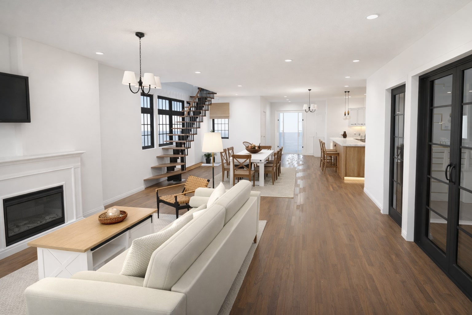 Visualization gallery - Compact 2-Storey Cottage House Plan — 3 Bedrooms, 135 m² (No Garage)