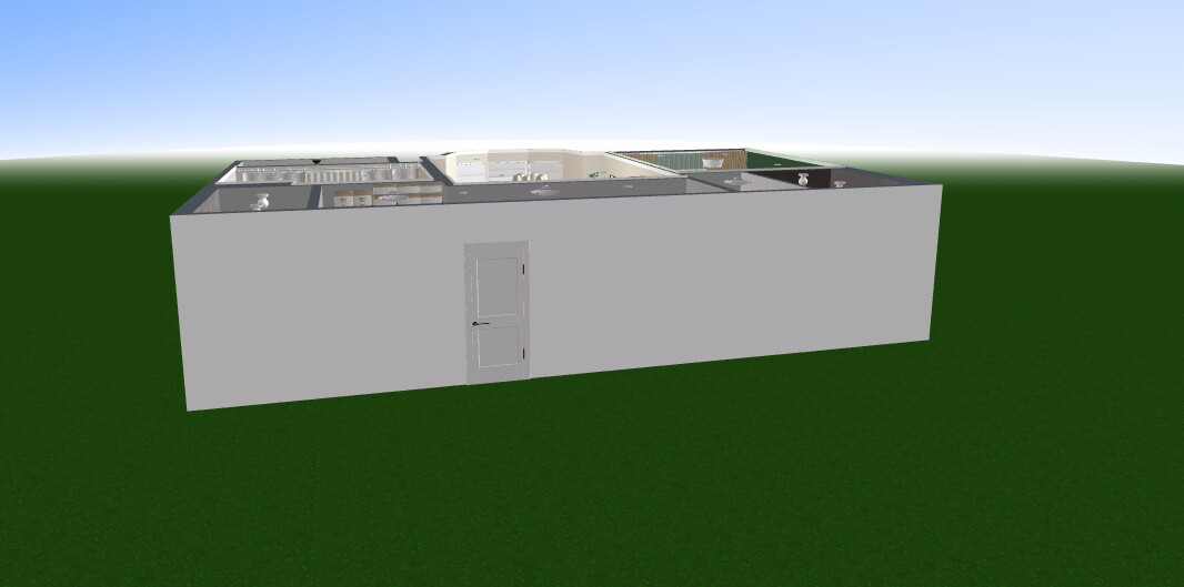 Galería de visualizaciones - Plano de apartamento tradicional con encanto — 71 m² (764 sq ft), 1,5 baños, cuarto infantil, balcón