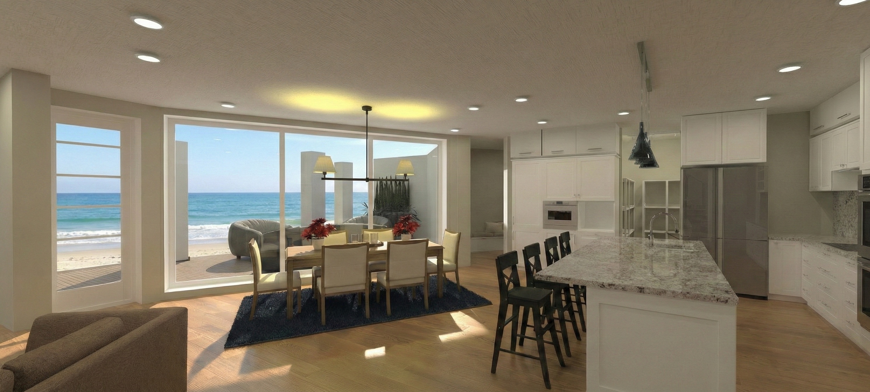 Galería de visualizaciones - Plano de casa de lujo de 6 dormitorios — 602 m² (6.488 sq ft), cine en casa y garaje para 3 autos