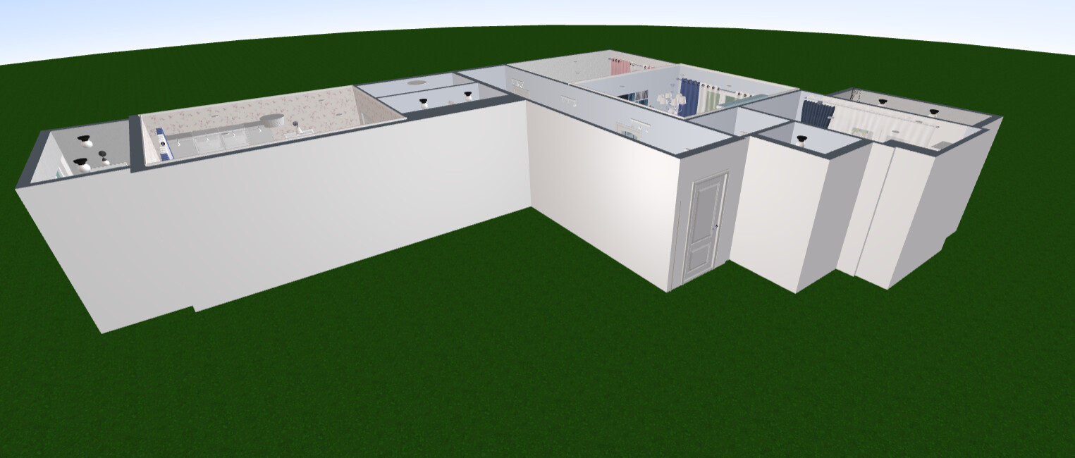 Galería de visualizaciones - Plano acogedor de apartamento de 2 dormitorios — 84 m² (904 sq ft), dos balcones, despensa y lavandería