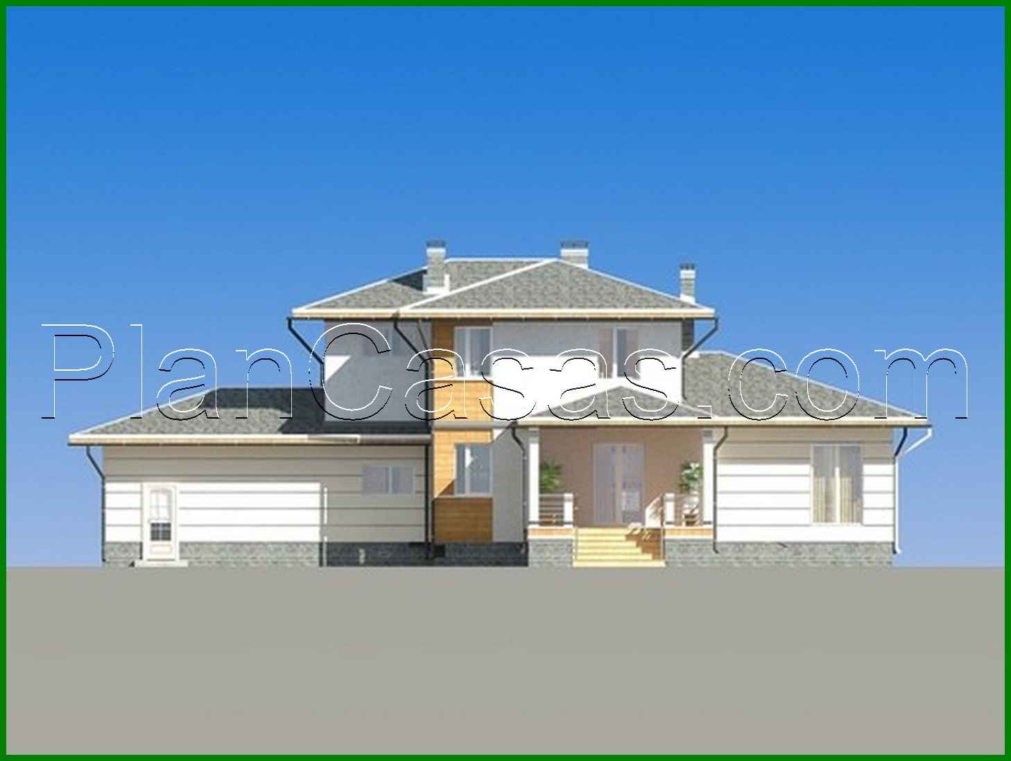 Galería de visualizaciones - Hermosa casa de campo