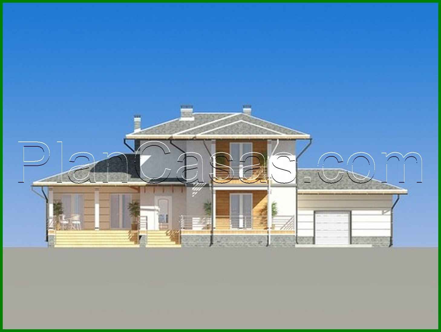 Galería de visualizaciones - Hermosa casa de campo