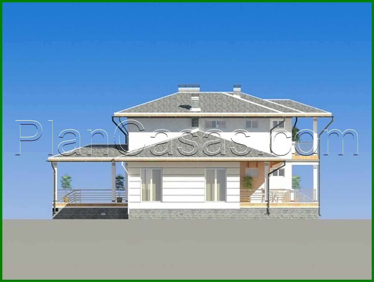 Galería de visualizaciones - Hermosa casa de campo