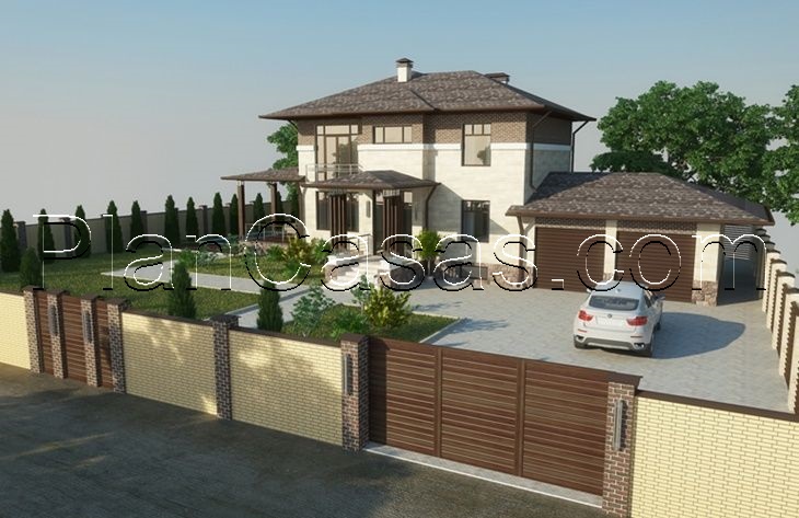 Visualization gallery - Two storey cottage