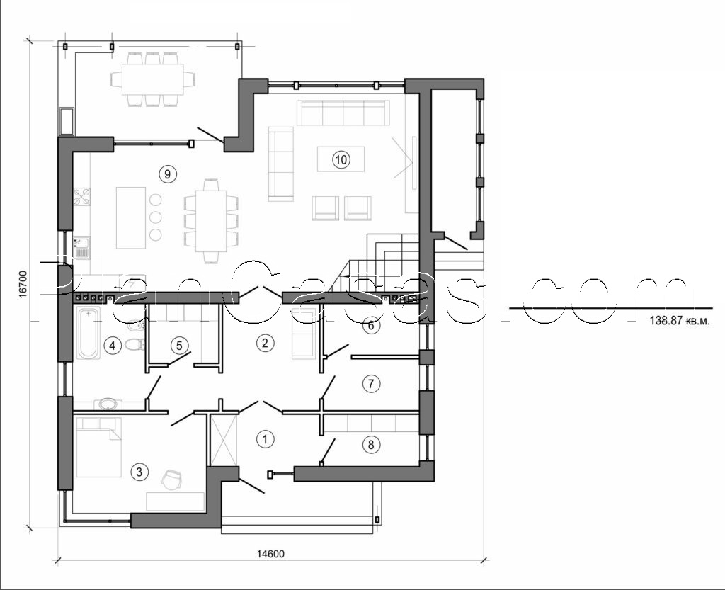 Galería de visualizaciones - Casa de campo de dos plantas