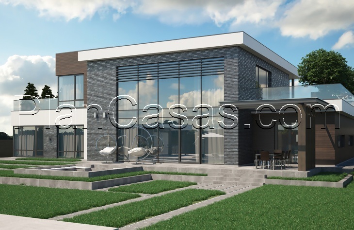 Galería de visualizaciones - Casa de dos plantas