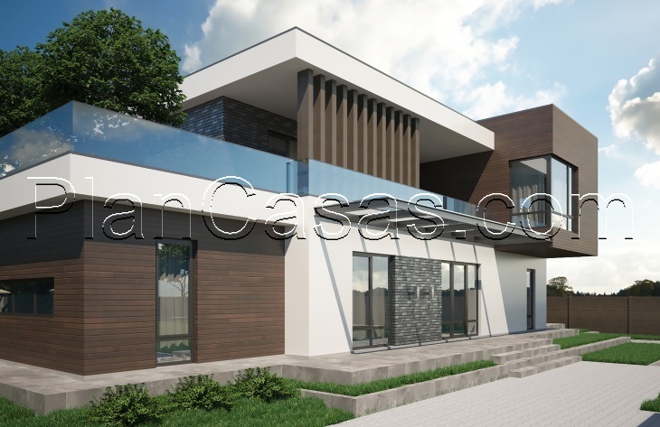 Galería de visualizaciones - Casa de dos plantas