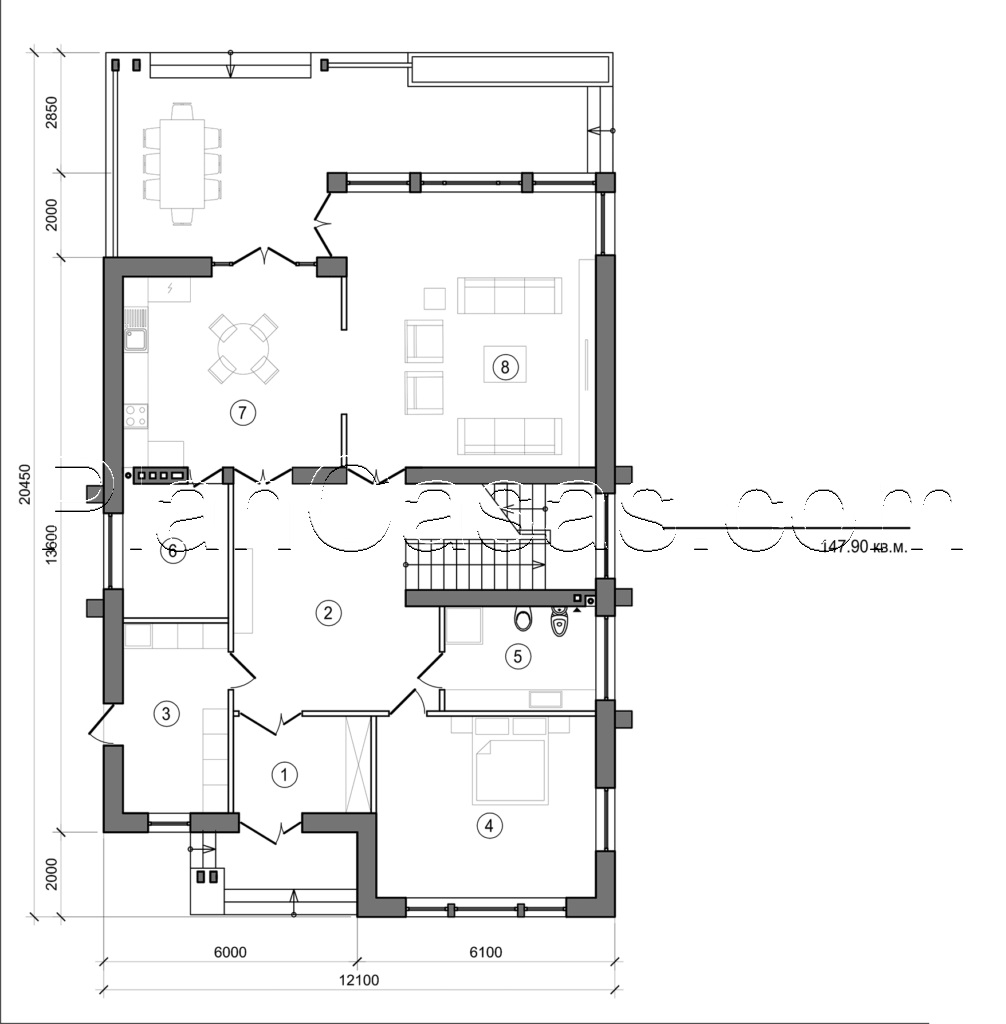 Galería de visualizaciones - Casa de dos plantas