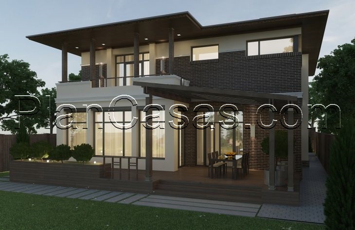 Galería de visualizaciones - Casa de dos plantas