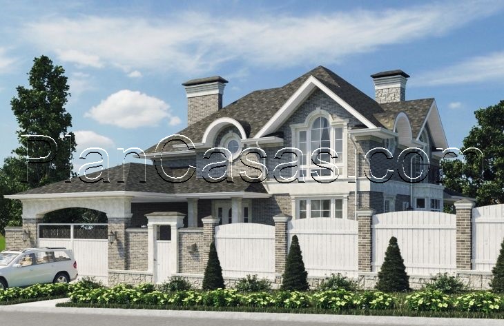 Galería de visualizaciones - Casa de dos plantas