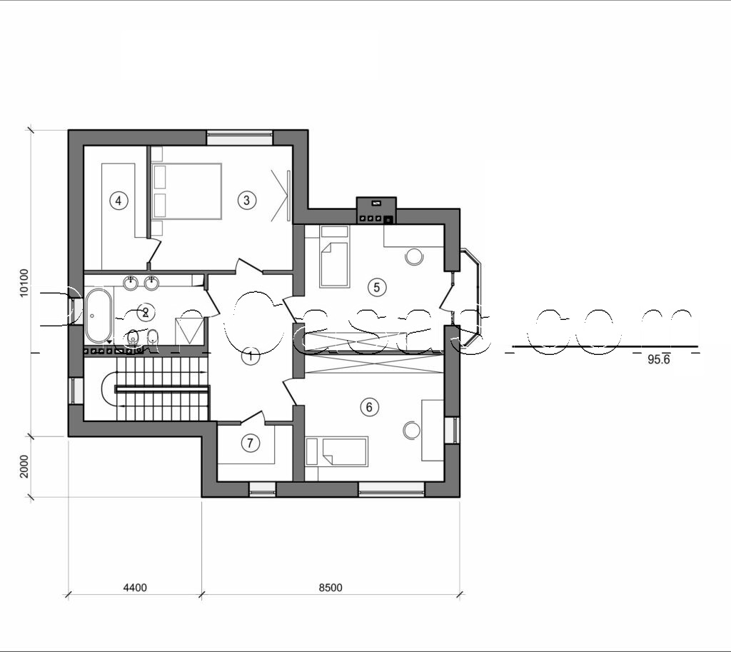 Galería de visualizaciones - Casa de dos plantas