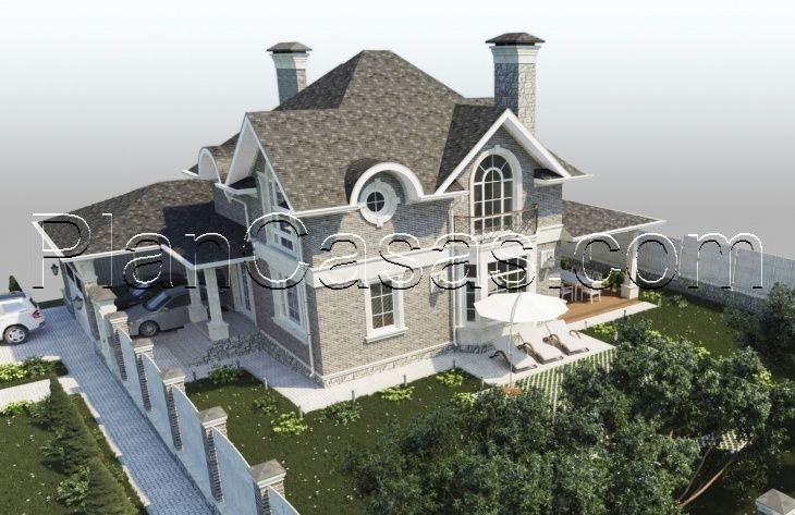 Galería de visualizaciones - Casa de dos plantas