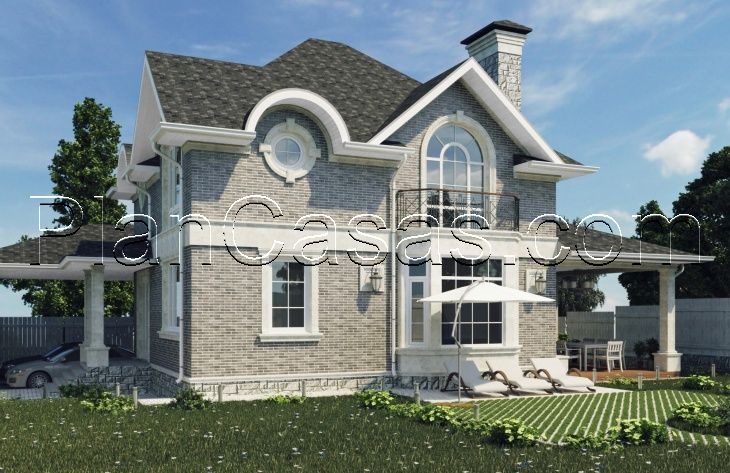 Galería de visualizaciones - Casa de dos plantas