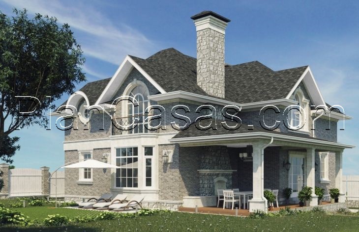 Galería de visualizaciones - Casa de dos plantas