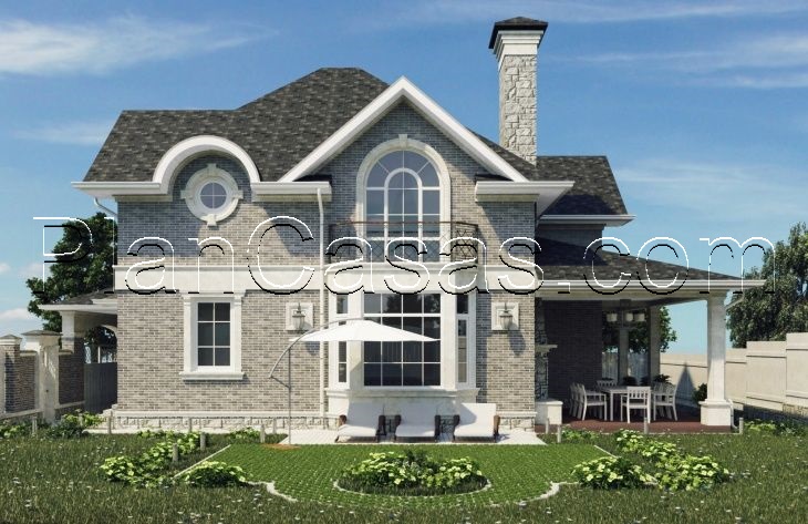 Galería de visualizaciones - Casa de dos plantas