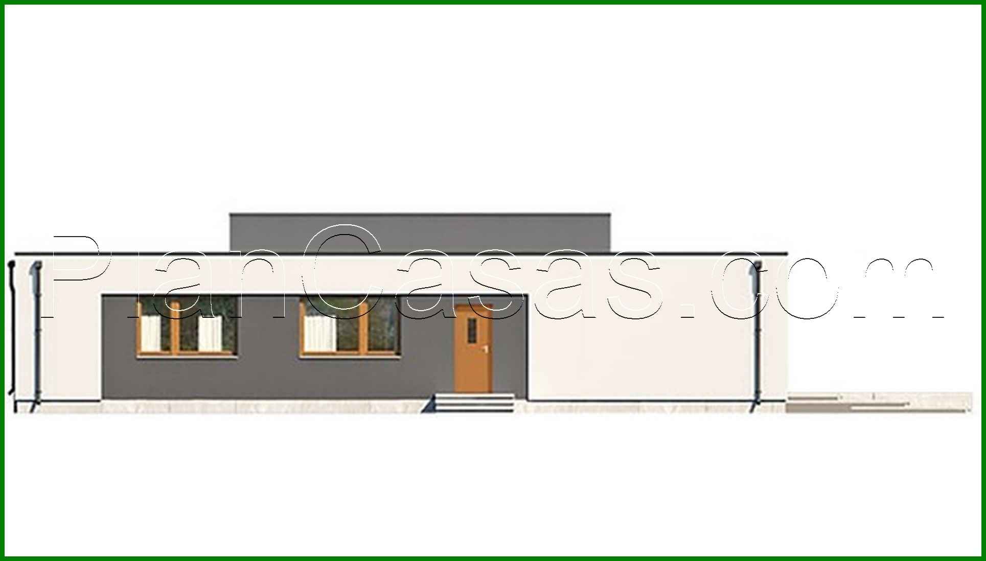 Galería de visualizaciones - Casa moderna elegante de una planta