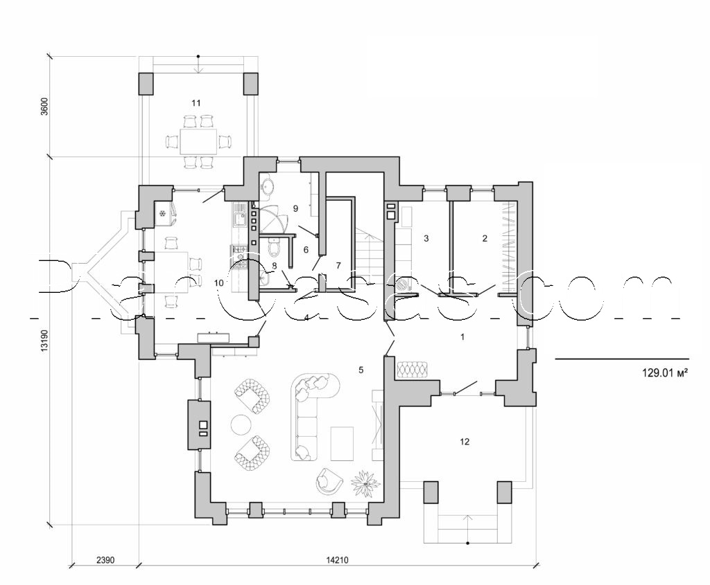 Galería de visualizaciones - Casa de campo de dos plantas