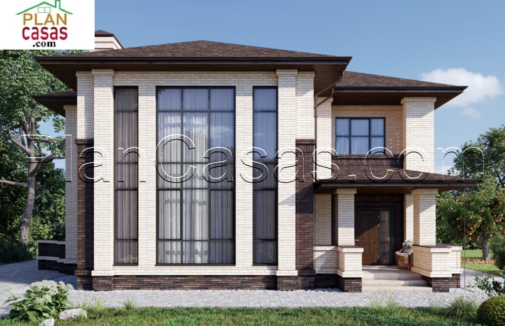 Casa de campo de dos plantas