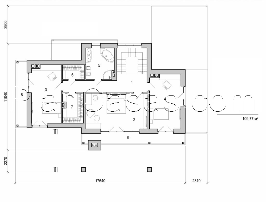 Galería de visualizaciones - Casa de dos plantas