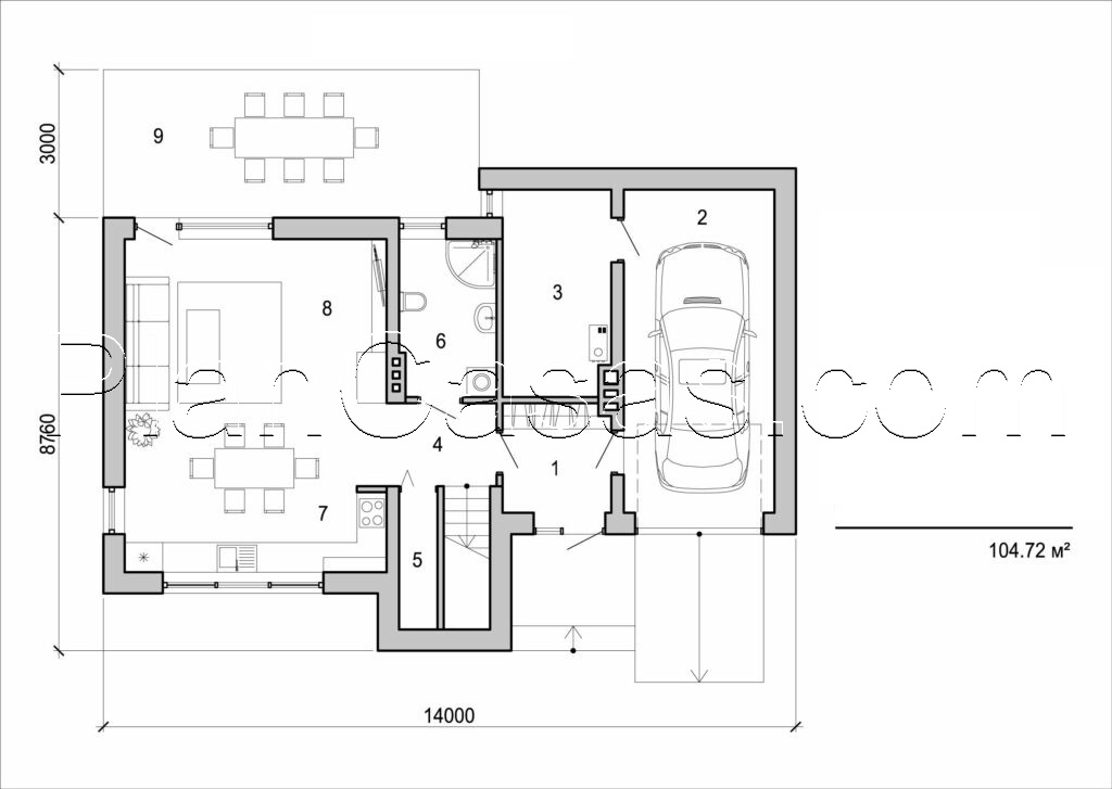 Galería de visualizaciones - Casa de dos plantas
