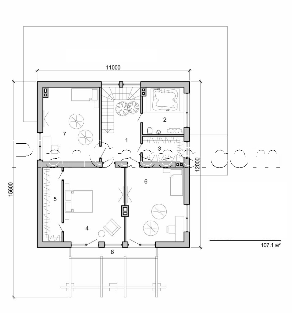 Galería de visualizaciones - Casa de dos plantas