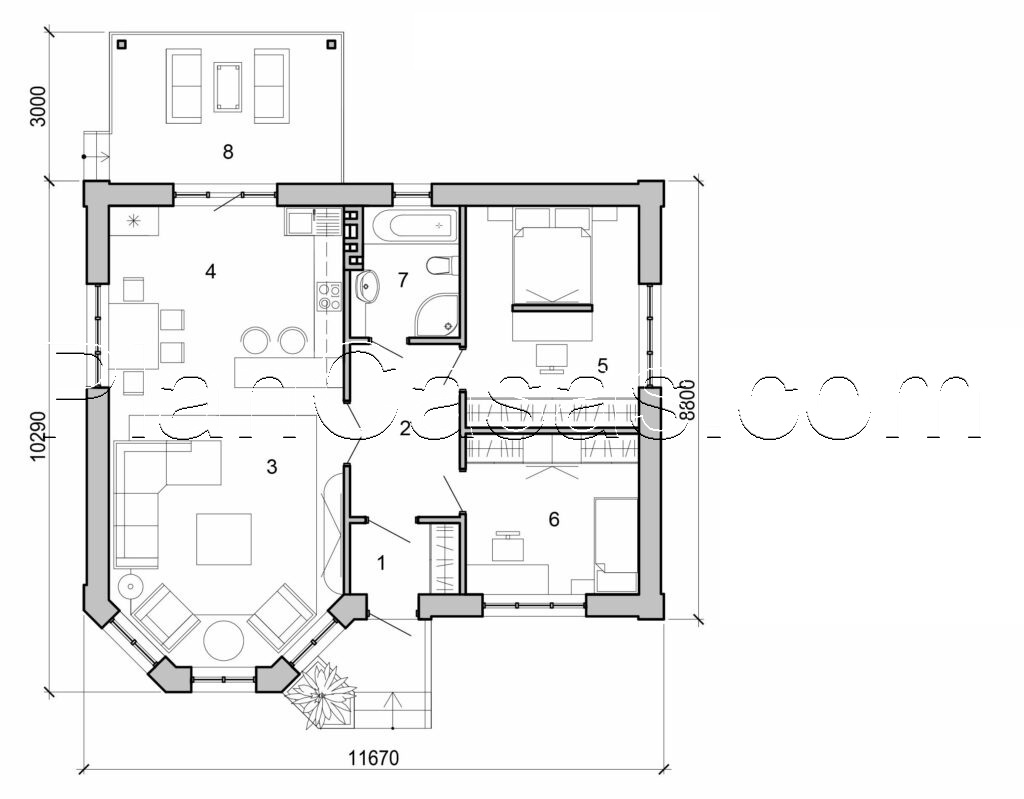 Galería de visualizaciones - Hermosa casa pequeña