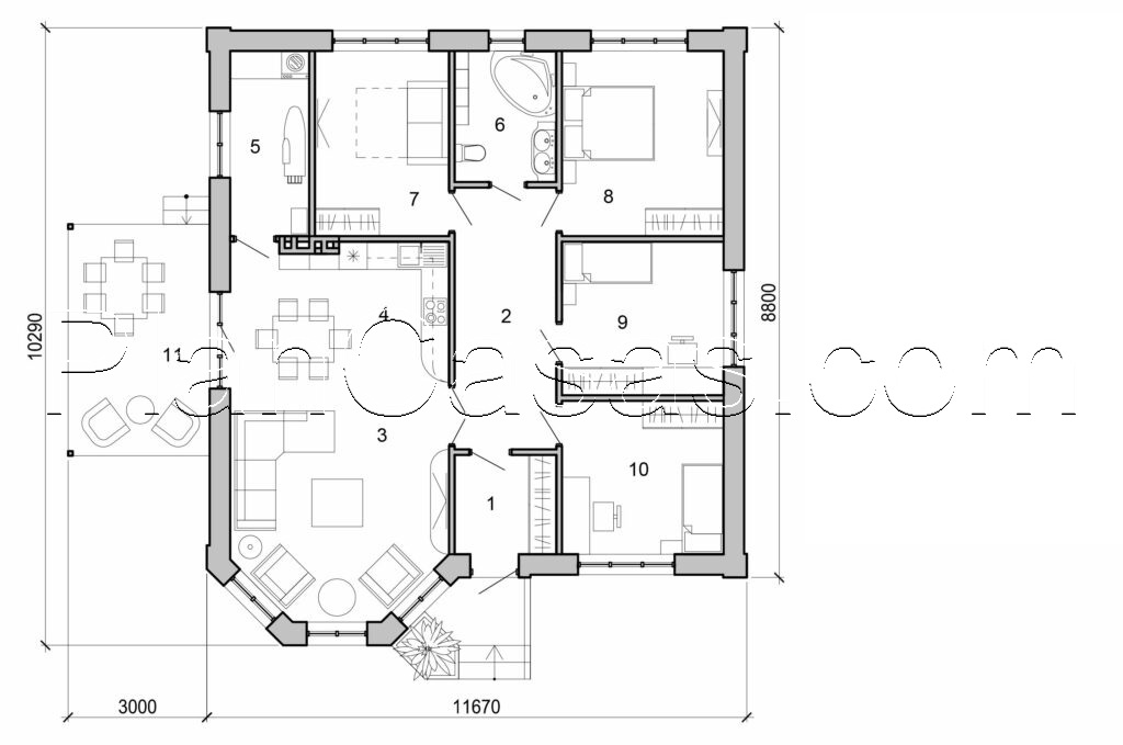 Galería de visualizaciones - Hermosa casa pequeña