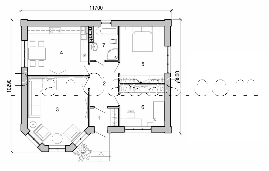 Galería de visualizaciones - Hermosa casa pequeña