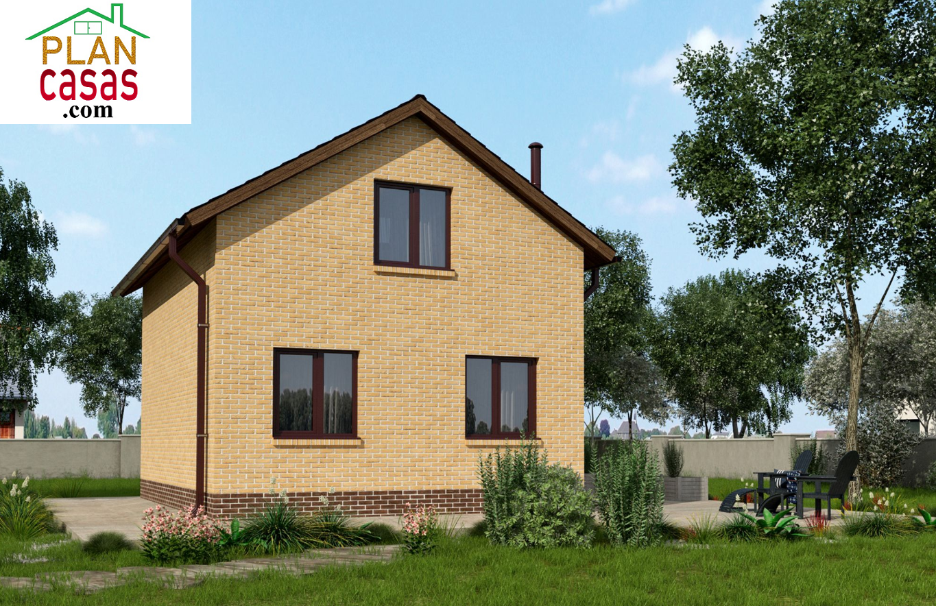 Casa sencilla de 2 plantas