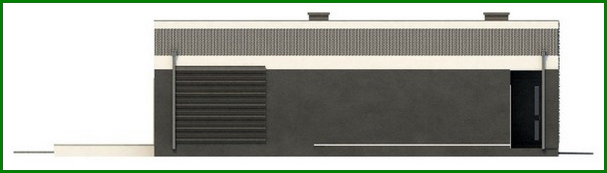 Visualization gallery - Modern house with a comfortable patio