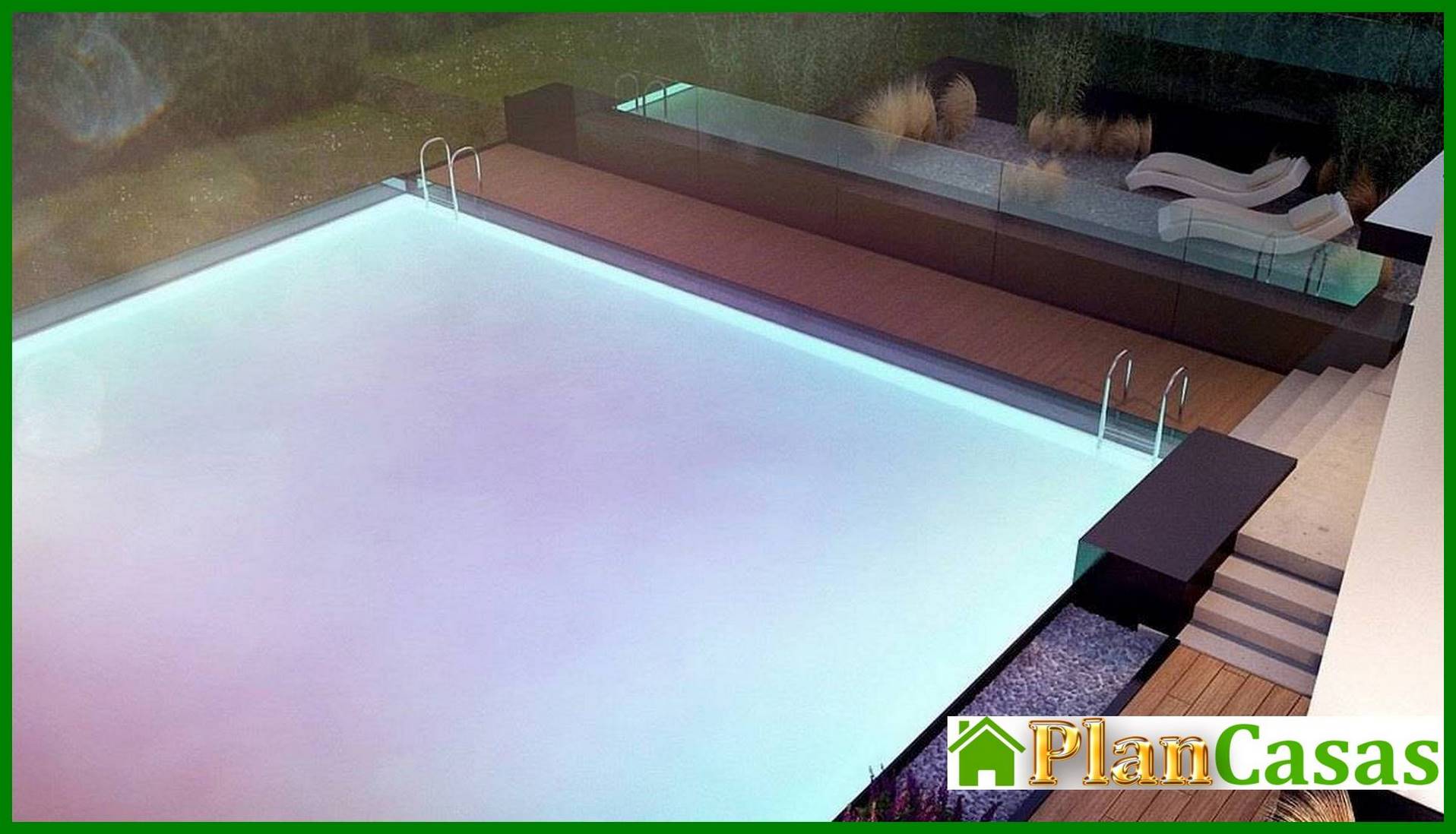 Visualization gallery - Project of a modern mansion with two kitchens