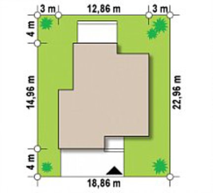 Visualization gallery - Project of a modern mansion with two kitchens