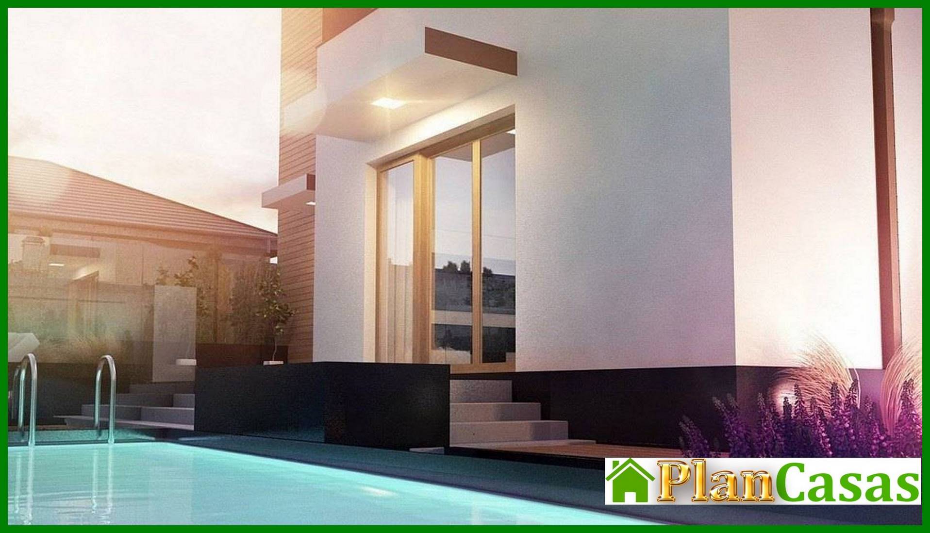 Visualization gallery - Project of a modern mansion with two kitchens