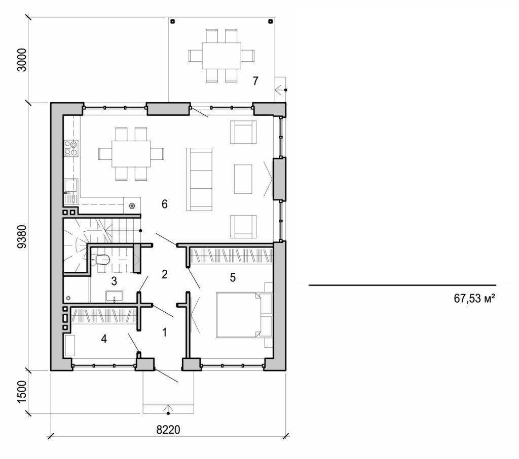 Galería de visualizaciones - Casa de dos plantas