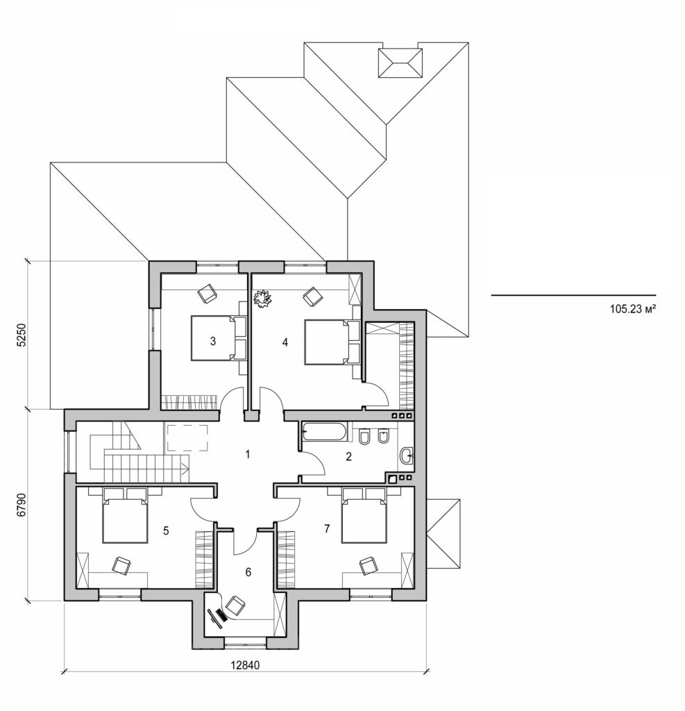 Galería de visualizaciones - Casa de dos plantas