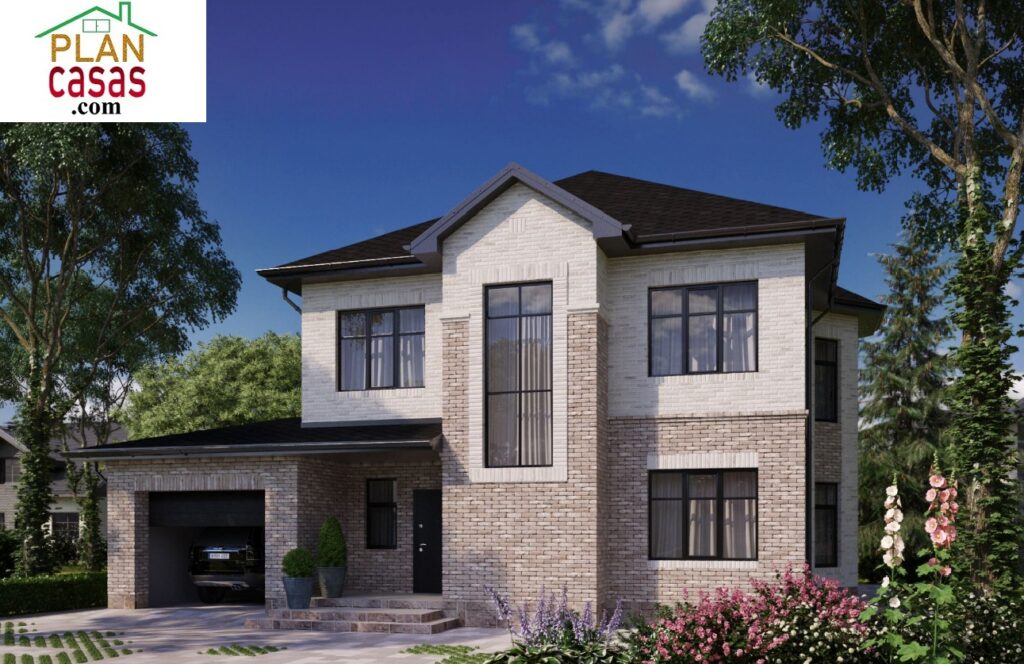 Casa de campo de dos plantas