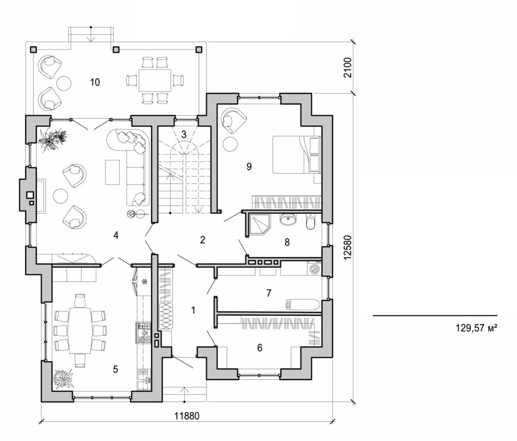 Galería de visualizaciones - Casa de dos plantas
