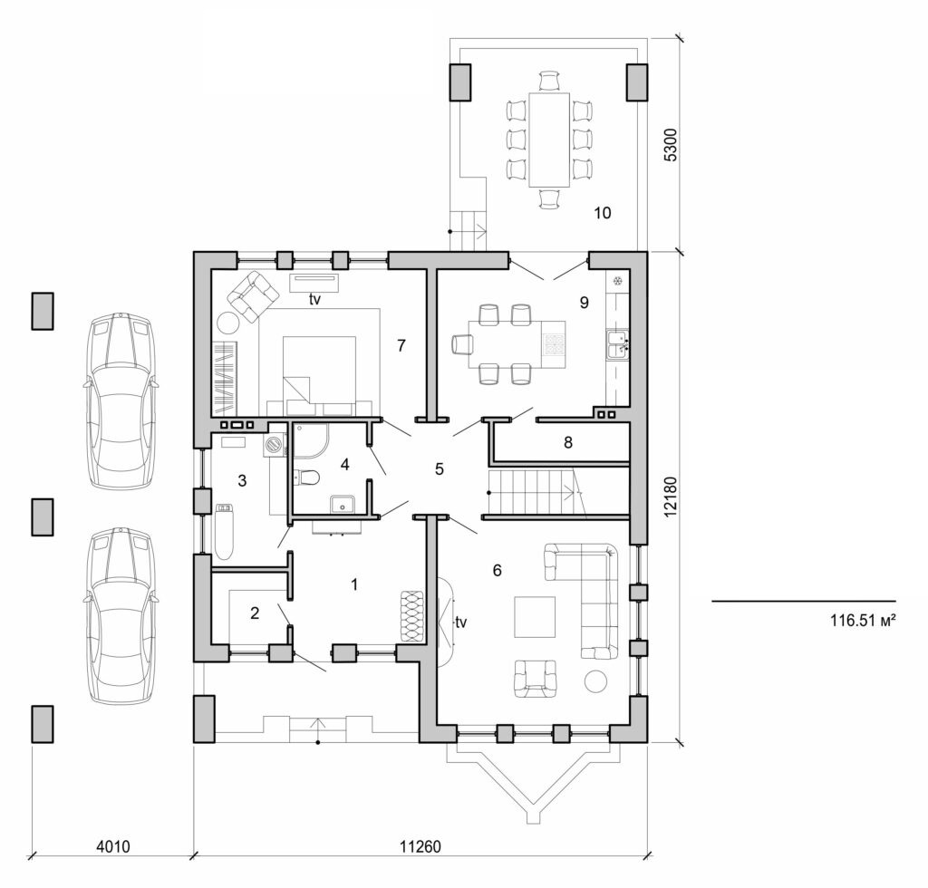 Galería de visualizaciones - Casa de dos plantas