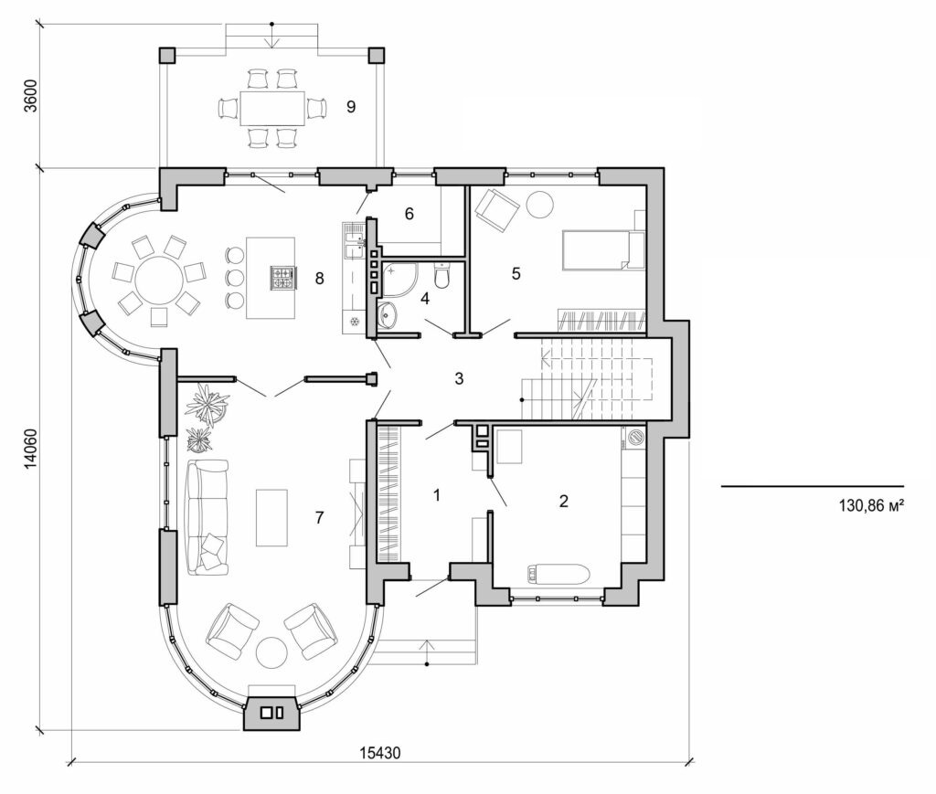 Galería de visualizaciones - Casa de dos plantas
