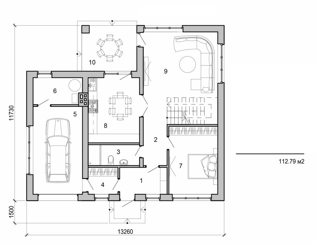 Galería de visualizaciones - Casa de dos plantas