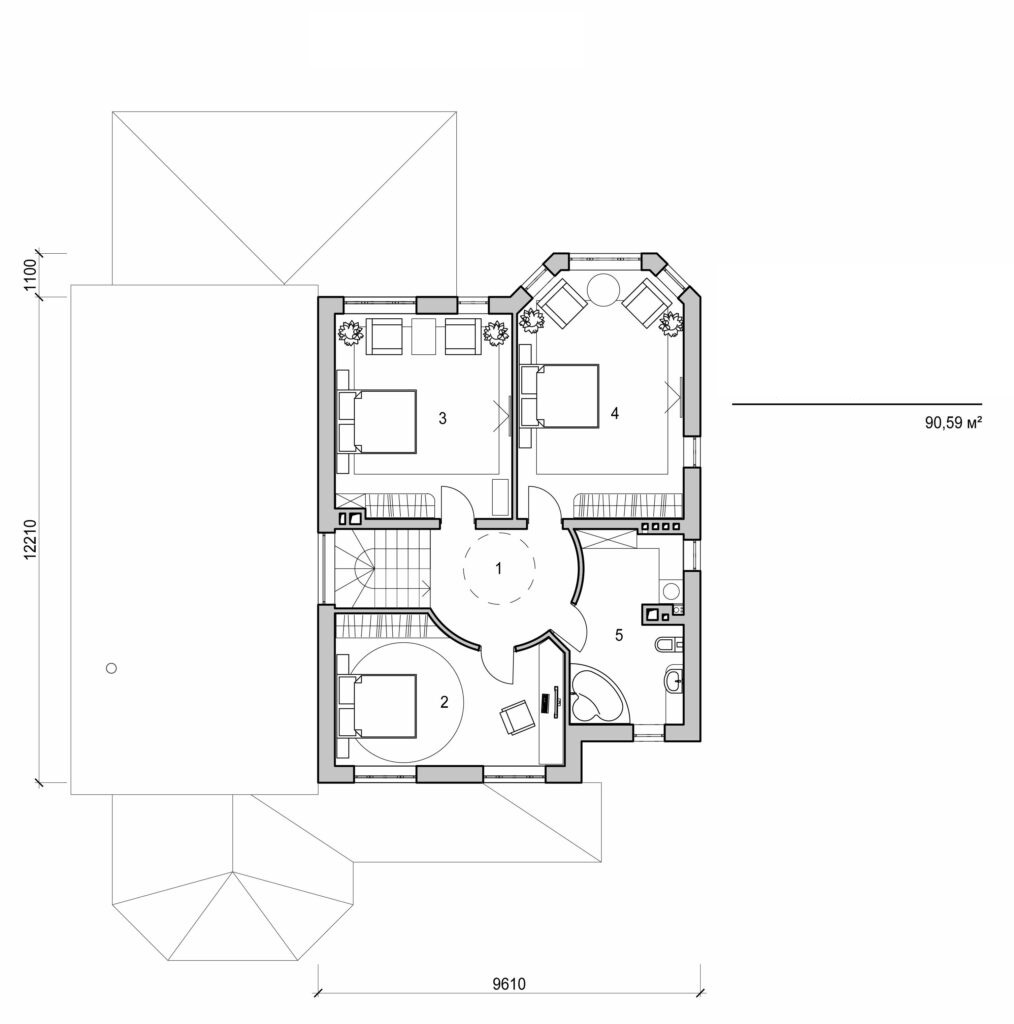 Galería de visualizaciones - Casa de dos plantas