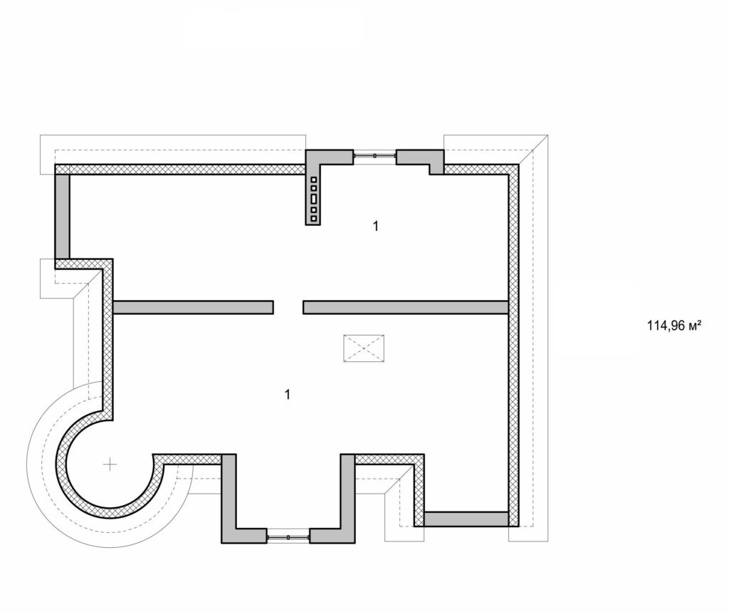 Galería de visualizaciones - Casa tipo castillo