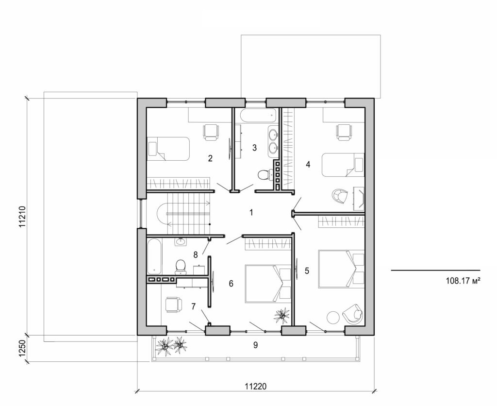 Galería de visualizaciones - Casa de dos plantas