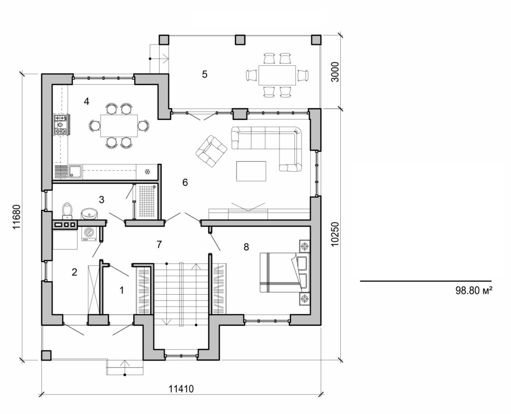 Galería de visualizaciones - Casa de dos plantas